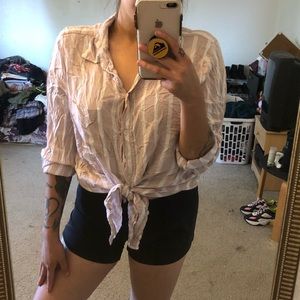 American Eagle Long Sleeve Button Up